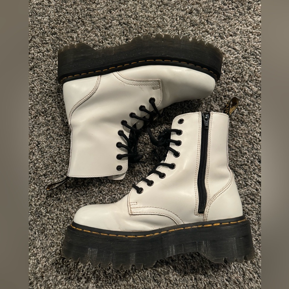 JADON BOOT SMOOTH LEATHER PLATFORMS - Picture 3 of 11